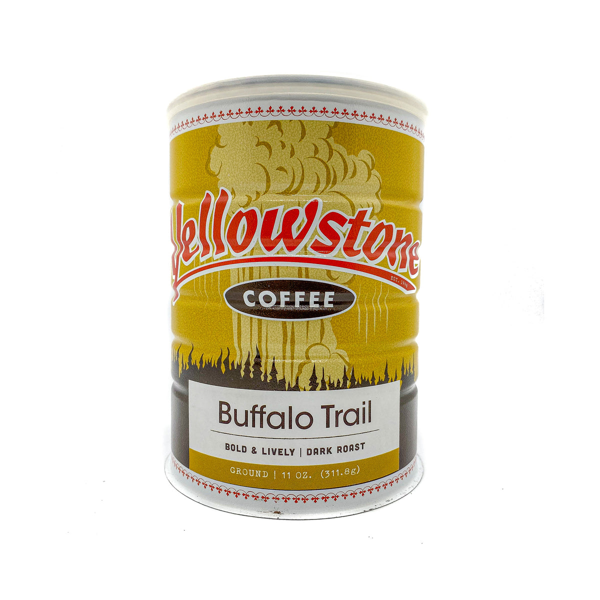 Buffalo Trail Vintage Can Yellowstone Coffee Roasters