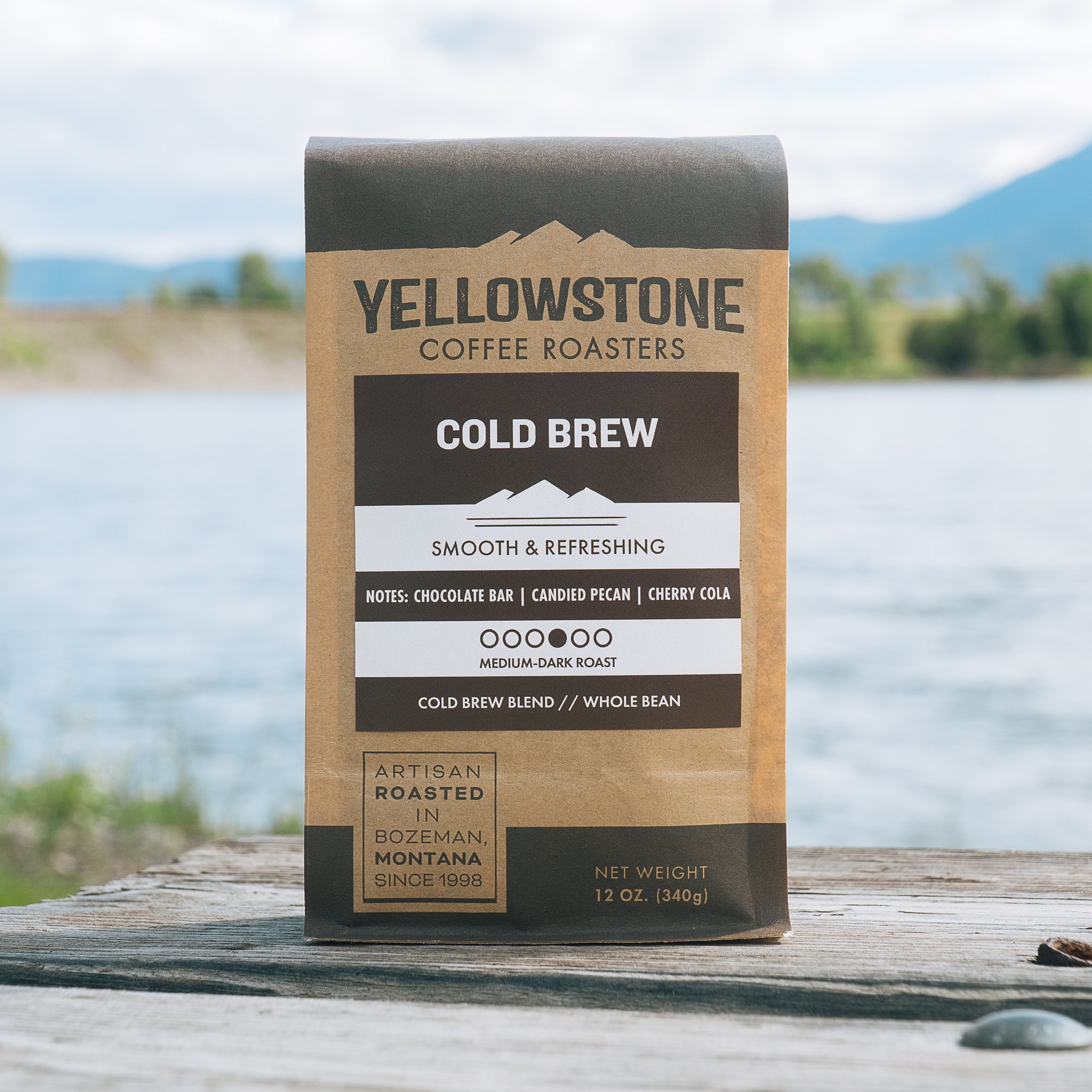 Cold Brew Coffee on the Yellowstone River